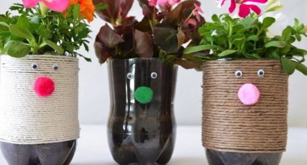 DIY Recycle Plant Pots