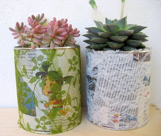 DIY Recycle Plant Pots