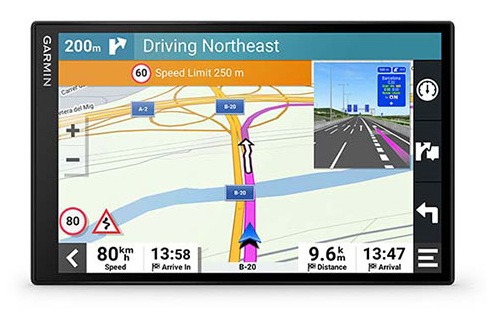 A picture of a Garmin GPS